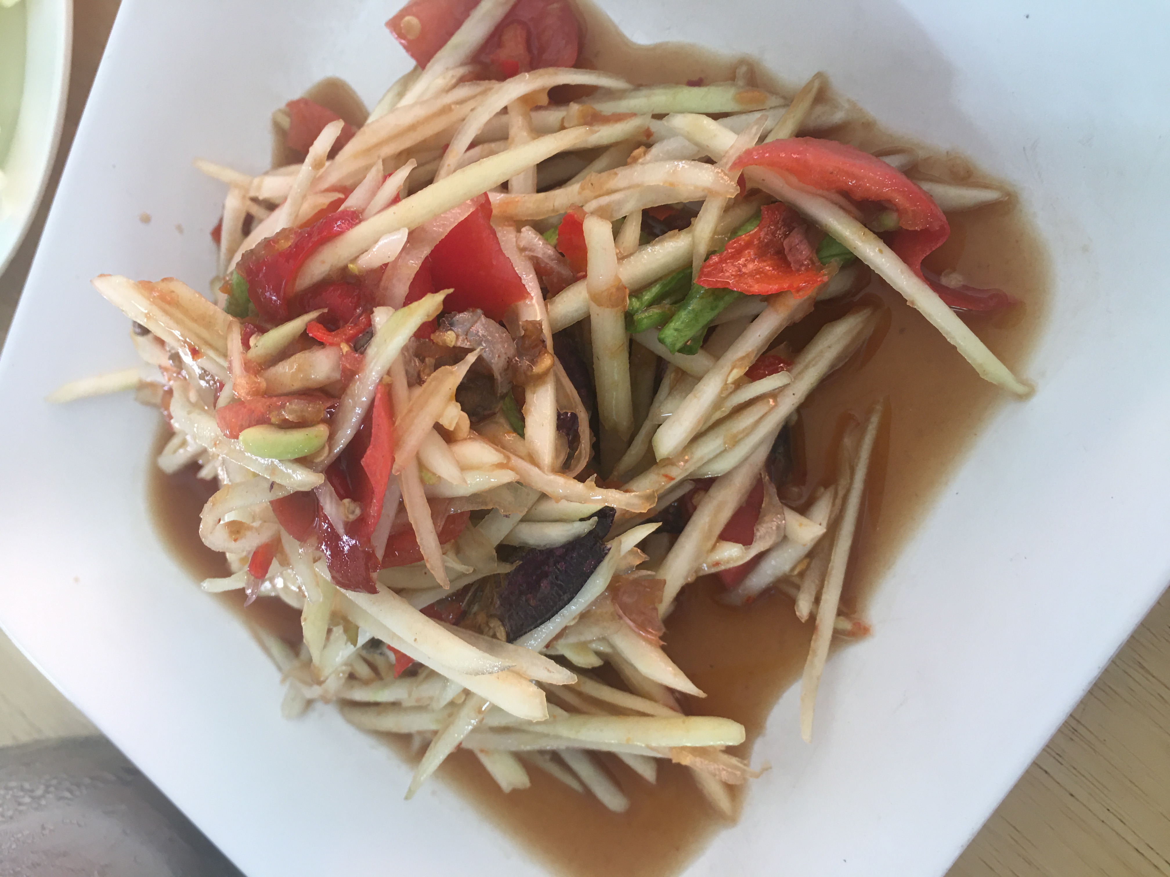 fresh papaya salad